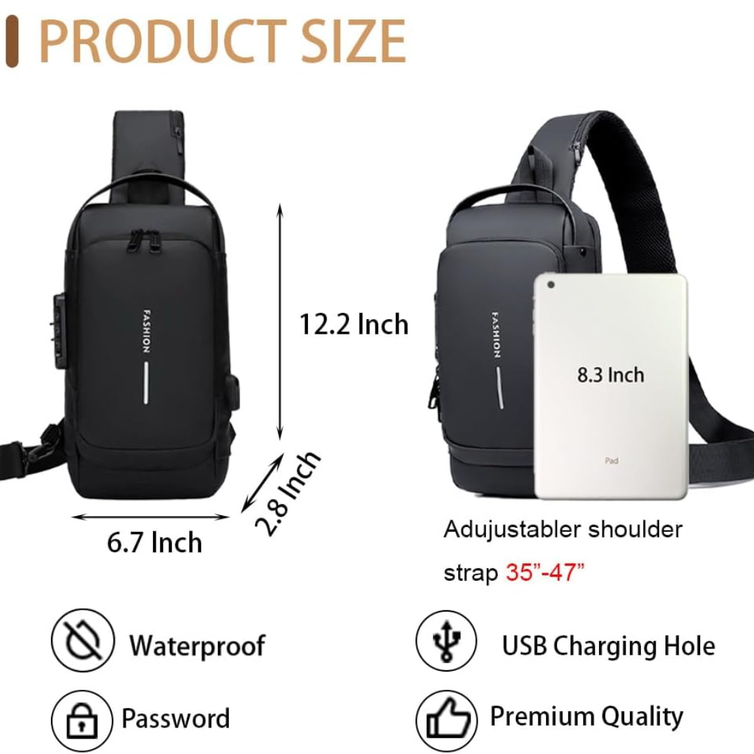 MOCHILA ANTIRROBO CON PUERTO USB